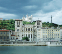 Lyon landmarks - Cathedral, Bascilica & Tower